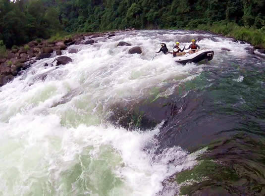 Rafting training